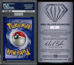 1999 POKEMON BASE SET 1ST EDITION #6 GYARADOS-HOLO PSA 9 MBA Silver - Image 2