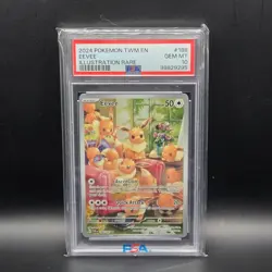 Pokemon Twilight Masquerade eevee 188/167 PSA 10 - Image 1
