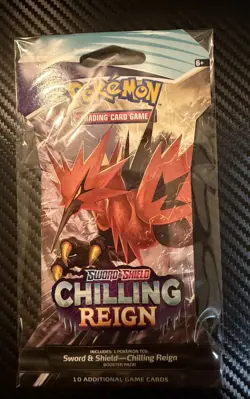 Chilling Reign Sleeved Pokemon Tcg Booster Packs - Complete Full Art Set - Image 2