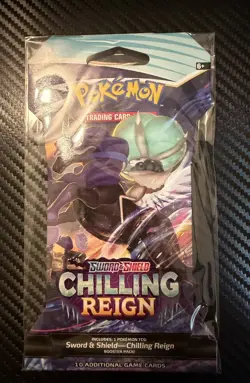 Chilling Reign Sleeved Pokemon Tcg Booster Packs - Complete Full Art Set - Image 3