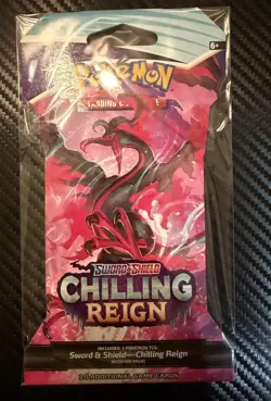 Chilling Reign Sleeved Pokemon Tcg Booster Packs - Complete Full Art Set - Image 4