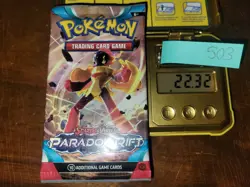 22.32g Paradox Rift Pokemon Booster Pack - Sealed #503 - Image 1