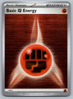 Fighting Basic Energy - Pokemon SVE EN 022 Reverse Holo NM - Image 1