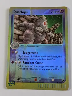 Pokemon: Dusclops 4/100 Holo Rare. EX Sandstorm. HP - Image 1