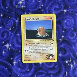 Pokemon TCG Brock's Diglett 67/132 Gym Challenge - NM - Image 1