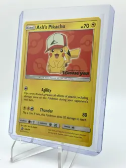 Pokemon Ash's Pikachu SM109 Movie Exclusive Black Star Promo (LP) - Image 2