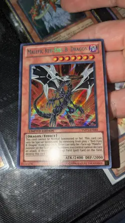 Malefic Red-Eyes B. Dragon (Secret) YMP1-EN001 Bonds Beyond Time Movie Pack... - Image 1