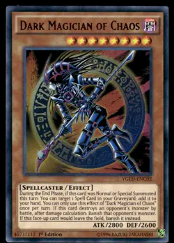Yu-Gi-Oh TCG #YGLD-ENC02 Dark Magician of Chaos UR,1st Ed. - Image 1