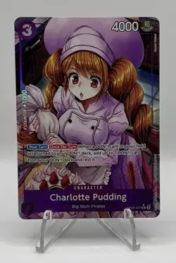 One Piece CCG Charlotte Pudding OP08-067 Alt Art RARE - English - MINT - Image 1