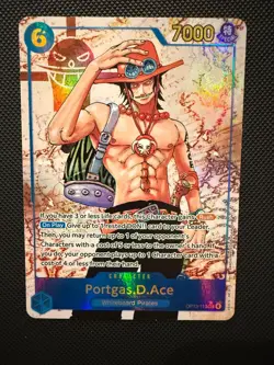 Portgas.D.Ace [Alt Art] OP13-119 SEC Carrying on His Will | One Piece | ENGLISH - Image 1