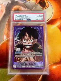 Monkey.D.Luffy OP05-060 Awakening New Era English PSA Graded 10 One Piece TCG - Image 1
