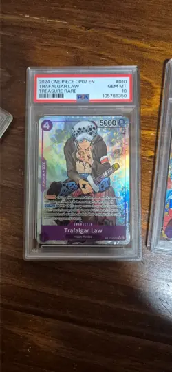 psa 10 one piece trafalgar law treasure rareenglish - Image 1