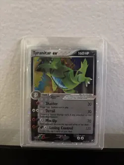 Pokemon Tyranitar EX Holo TCG Card Unseen Forces 2005 111/115 - Image 1