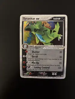 Pokemon Tyranitar EX Holo TCG Card Unseen Forces 2005 111/115 - Image 4