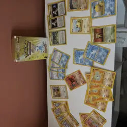 Lot Of Old Pokemon Neo Destiny Cards With Empty Light Deck Box 26 Cards - Image 1