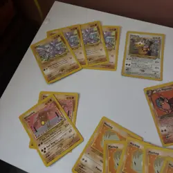 Lot Of Old Pokemon Neo Destiny Cards With Empty Light Deck Box 26 Cards - Image 2