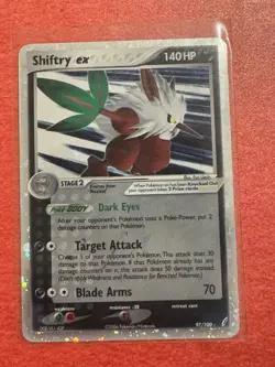 Pokemon Card - Shiftry ex Crystal Guardians 97/100 Ultra Rare - Image 1