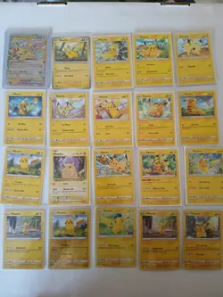 Pokemon TCG Pikachu Card Lot ×19 (Custom Lot ONLY For KHIAJOHN) - Image 1