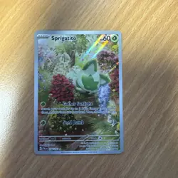 Pokemon TCG Sprigatito Scarlet & Violet Paldea Evolved Holo Card 196/193 - Image 1