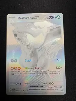Pokemon TCG Reshiram EX White Flare Mint-Near Mint Condition Card 173/086 BWR - Image 2