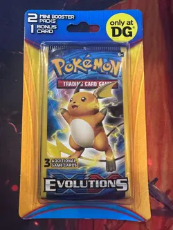 Pokemon Evolutions DG Blister - 2 Mini Booster Packs & 1 Bonus Card *READ* (D) - Image 1