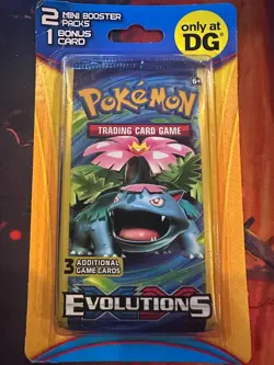 Pokemon Evolutions DG Blister - 2 Mini Booster Packs & 1 Bonus Card *READ* (E) - Image 1