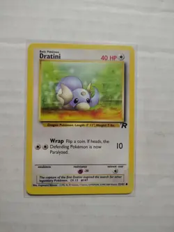 Dratini Team Rocket 53/82 Pokemon TCG Card - Vintage WOTC - - Image 1