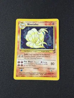 Pokemon TCG Ninetales Base Set 2 Holo Unlimited Rare Card 13/130 - Image 1