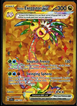 Pokemon Card- Alolan Exeggutor ex SV08: Surging Sparks #248/191 - Image 1