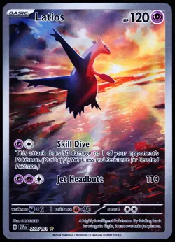 Pokemon Card- Latios SV08: Surging Sparks #203/191 - Image 1