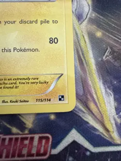 Pokemon 2011 Black & White Base Pikachu Holo Secret Rare Card #115/114 - Image 5