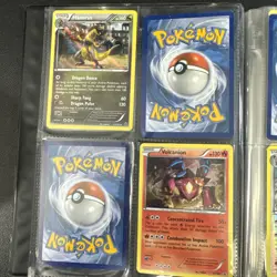 Lot Of 66 Pokemon Cards VARIOUS CONDITIONS - Binder Book - Image 2