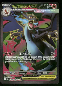 Pokemon Cards Mega Charizard X ex 109/094 Phantasmal Flames Ultra Rare NM - Image 1