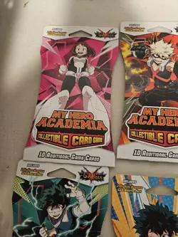 My Hero Academia CCG Booster Pack Collectible Card Game Lot Of 6 New Sealed - Image 2