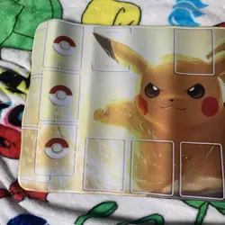 Pikachu Rubber Playmat Play Mat For Tcg Trading Card Game Zones Beginners Learn - Image 2