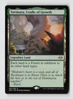 Yavimaya, Cradle of Growth*Non-Foil* Prerelease Cards 261 NM - Image 1