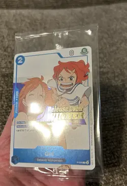 One Piece Card Game Girl OP14 Release Event Foil Winner Card Sealed P-096 - Image 2