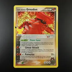 Team Magma's Groudon 9/95 Pokemon Celebrations Classic Collection Holo Card - Image 1