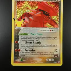 Team Magma's Groudon 9/95 Pokemon Celebrations Classic Collection Holo Card - Image 3