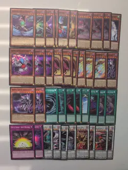 Lot Of (40) Yu-Gi-Oh Crow Hogan Blackwing Deck Cards - Image 1