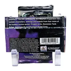 14 Packs Ani-Mayhem Limited Edition Anime CCG Card Game Booster Packs 1995 - Image 2