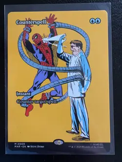 Counterspell #0009 Borderless Nonfoil Spider-Man MTG M/NM - Image 1