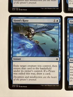 4x Mtg Ixalan Siren’s Ruse NM Magic The Gathering - Image 2