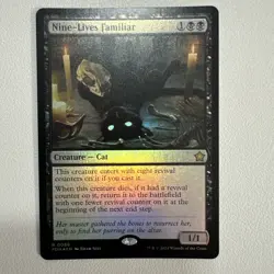 Nine-Lives Familiar (NM Foil) FDN-0066 Rare MTG - Image 1