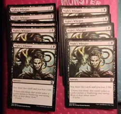 Mtg ETERNAL MASTERS - NIGHT'S WHISPER nm/lp - Image 1