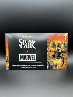 MTG Secret Lair x Marvel's Spider-Man: Venom Unleashed (Colors) ~ Rainbow FOIL! - Image 1