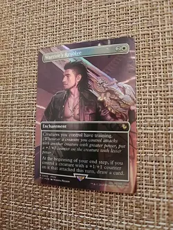 Warrior's Resolve (Borderless) Commander: Final Fantasy Foil Near Mint - Image 2