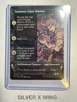 Esper Origins / Summon: Esper Maduin Borderless x1, MTG, Final Fantasy, FIN, NM - Image 2