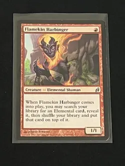 Flamekin Harbinger Lorwyn Magic The Gathering - Image 1