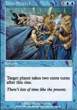 1x Time Stretch Heavy Play MTG Magic - Kid Icarus - - Image 1